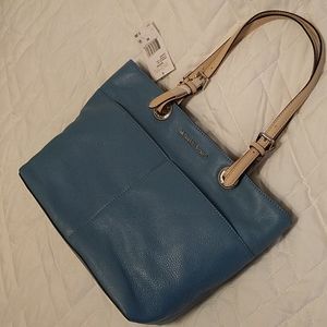 NWT Michael Kors Leather Baby Blue Bag